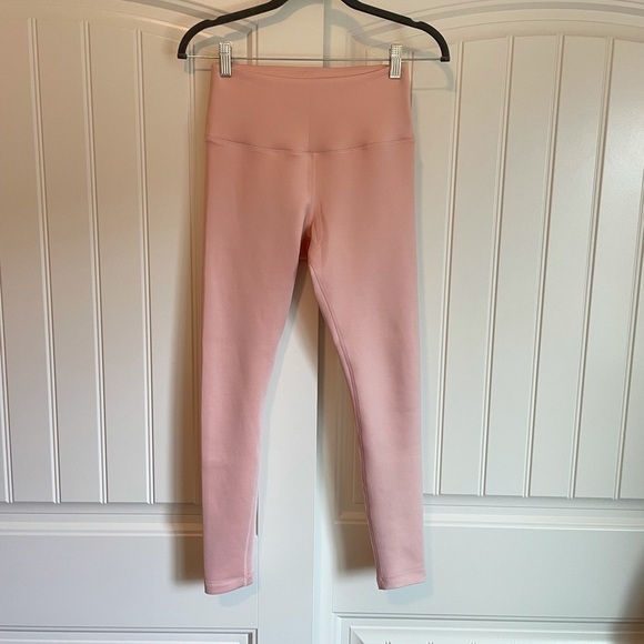 Tan + Lines Sivan Ayla Blush Temescal Cyn high rise leggings nude size small - Picture 4 of 9